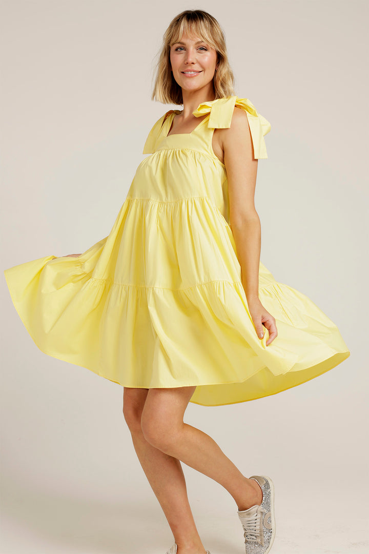 Swing Dress - Lemon