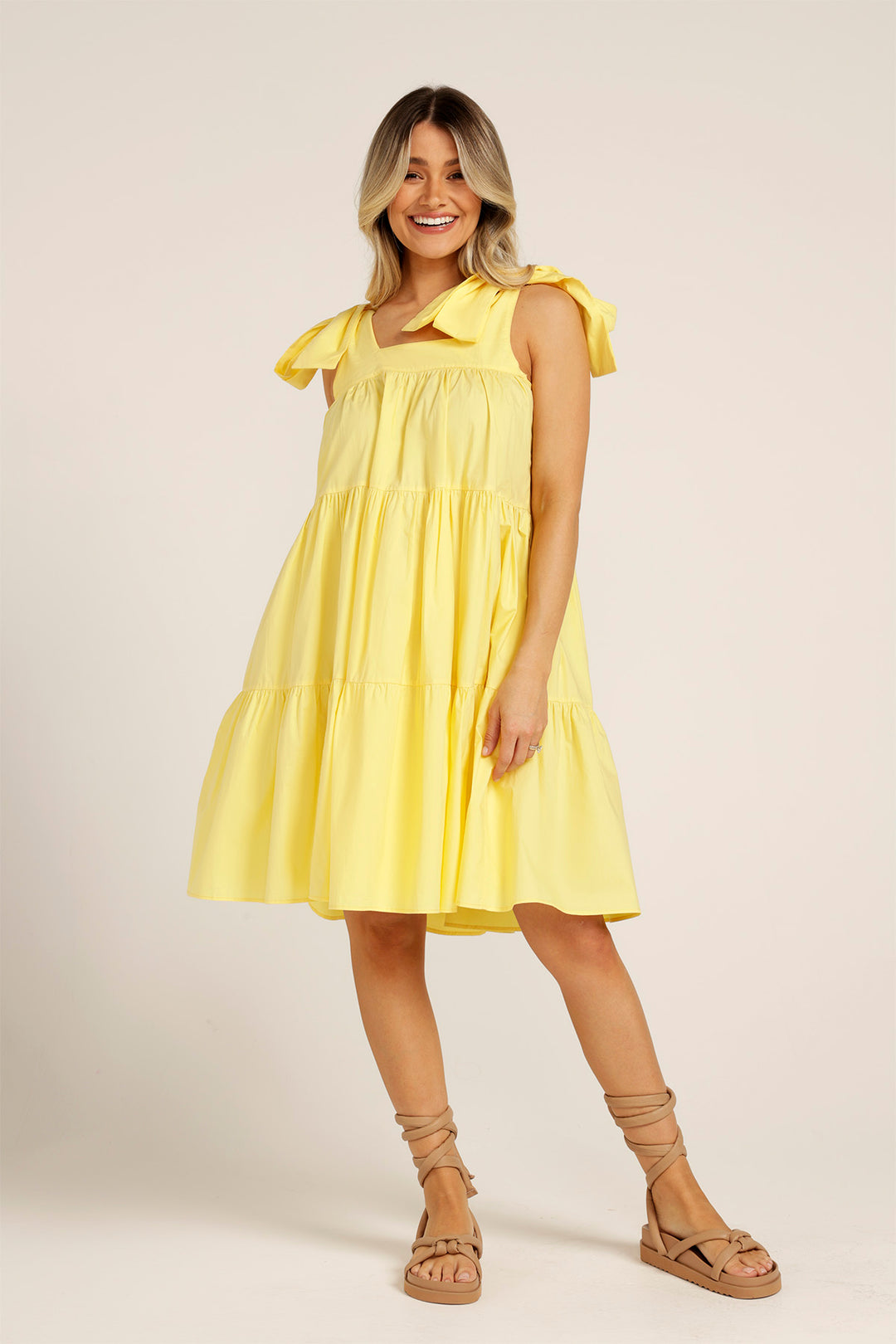 Swing Dress - Lemon