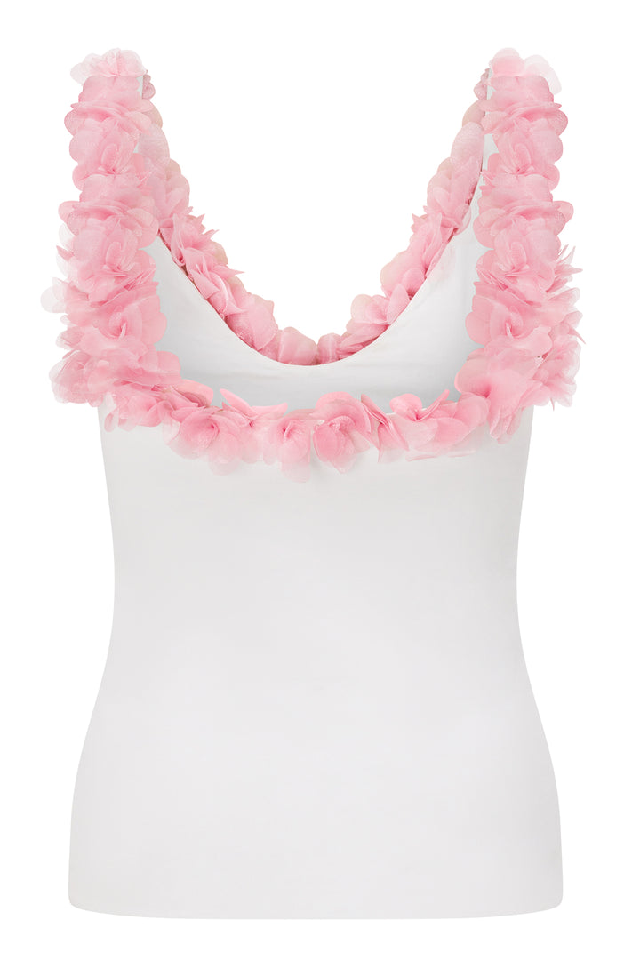 In Full Bloom Applique Tank by Bonita Collective