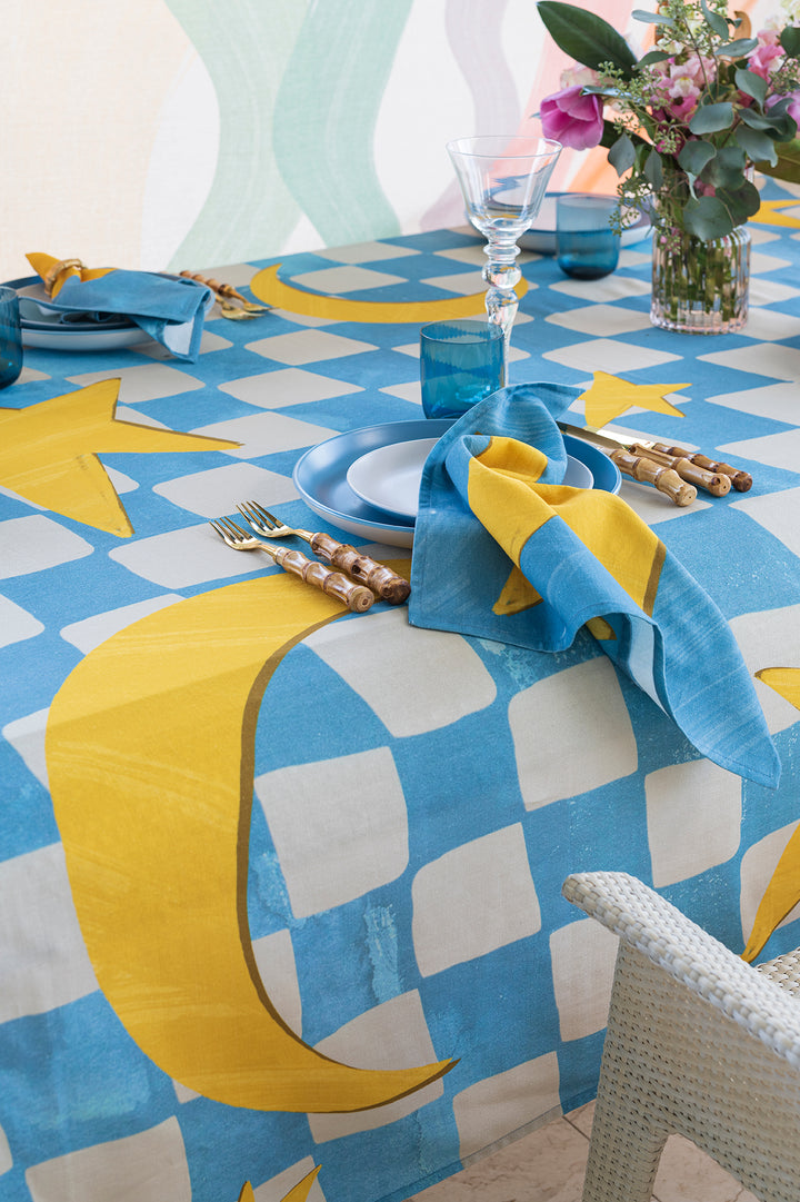 Waiting In The Sky Tablecloth by Bonita Collective