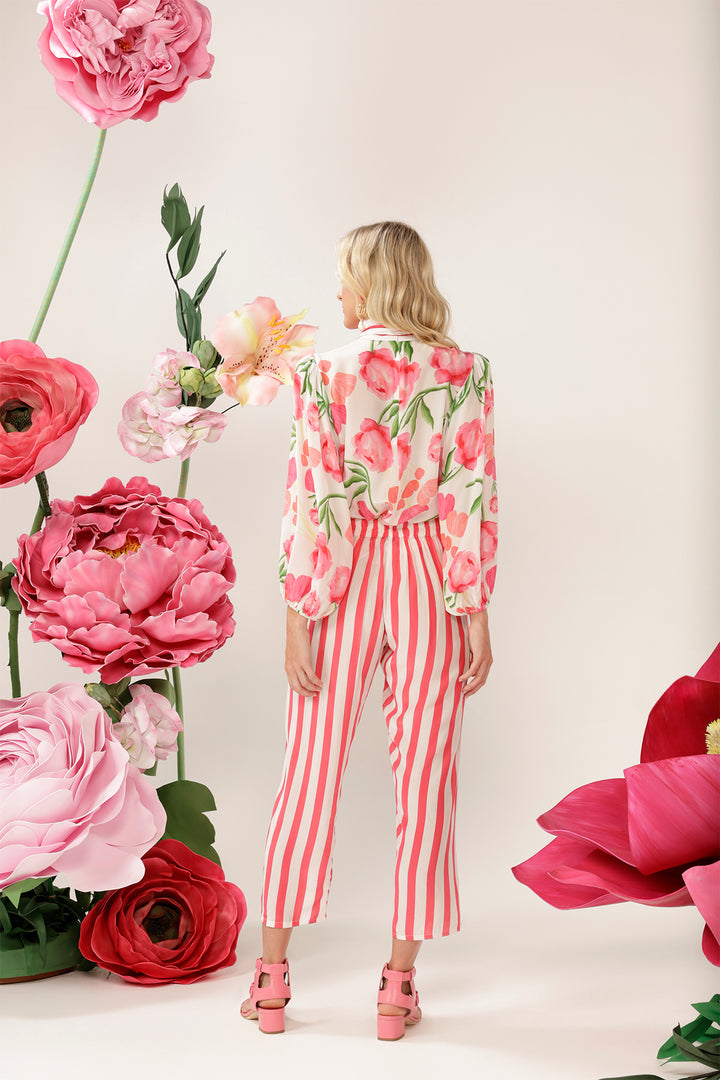 The Poppies & Peonies Silky Pant